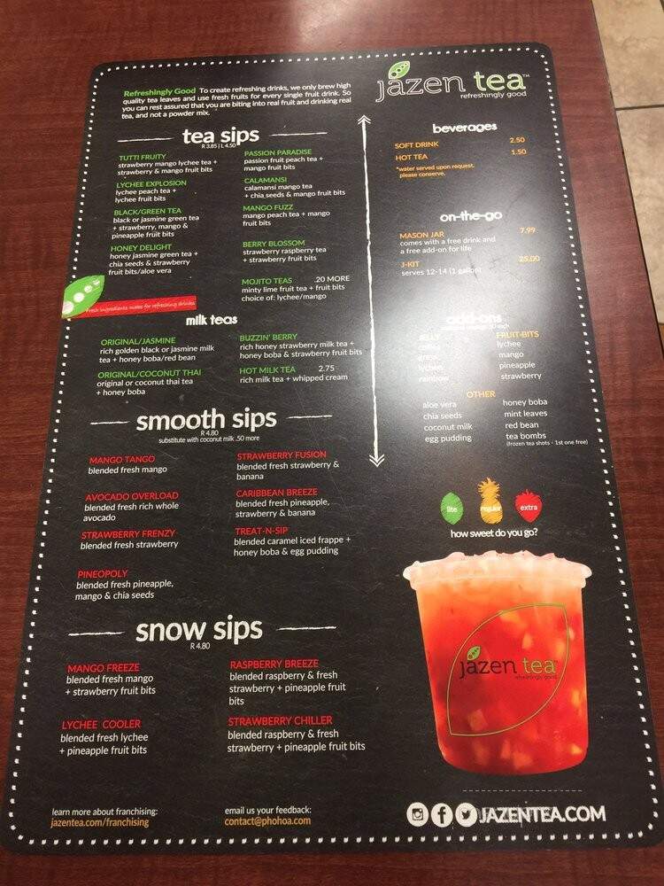 Pho Hoa Noodle Soup - San Jose, CA menu_pic