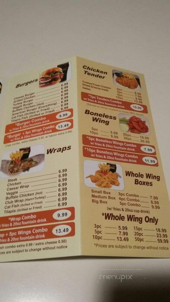 America's Best Wings - Washington, DC menu_pic