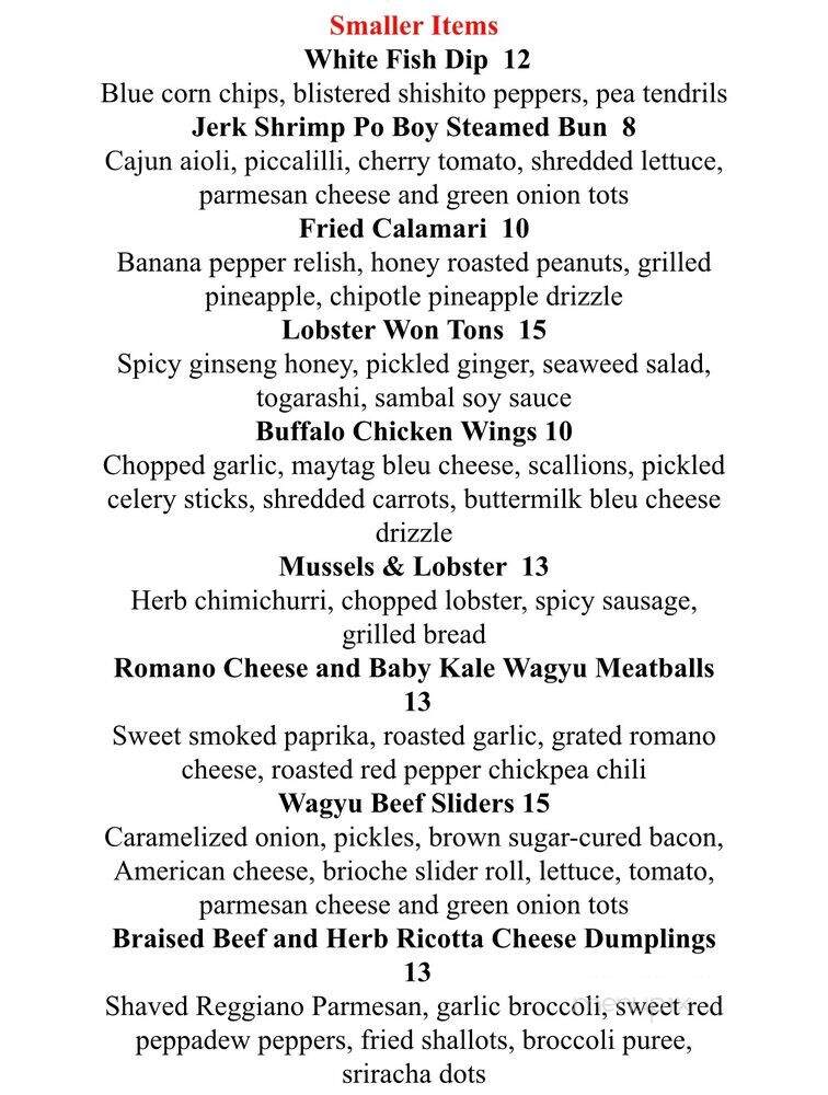 The Pointe - Kittery, ME menu_pic