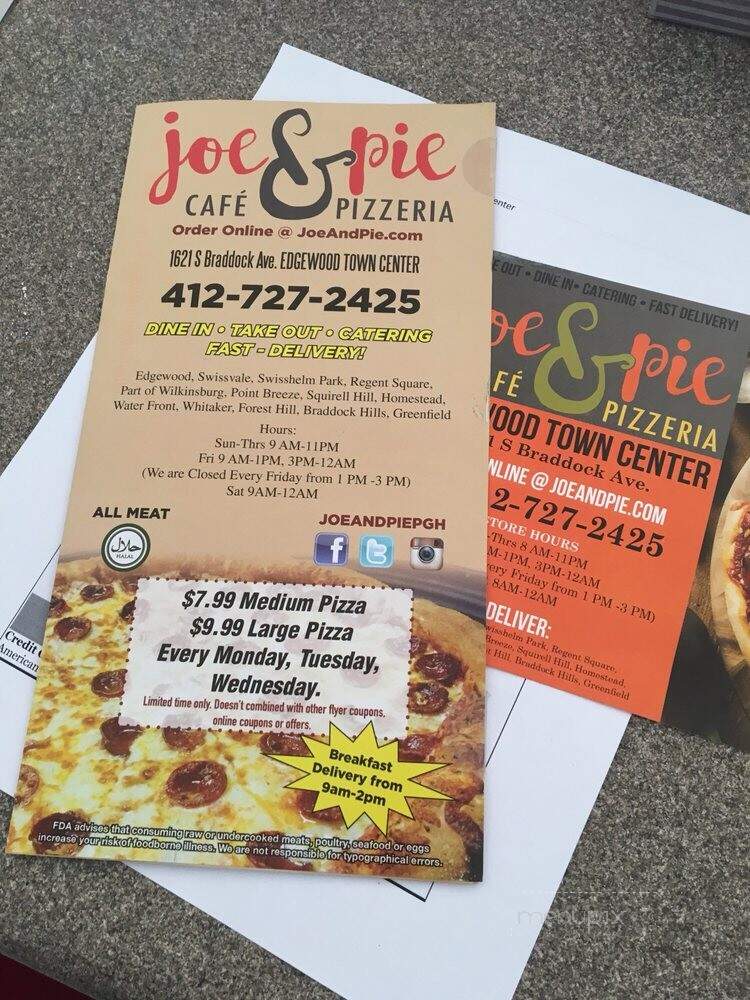 Joe & Pie Cafe Pizzeria - Pittsburgh, PA
