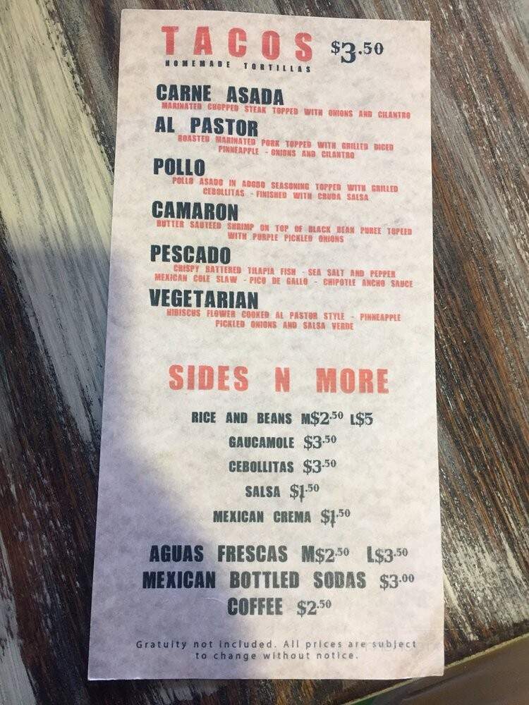 Suburrito - Oak Park, IL menu_pic