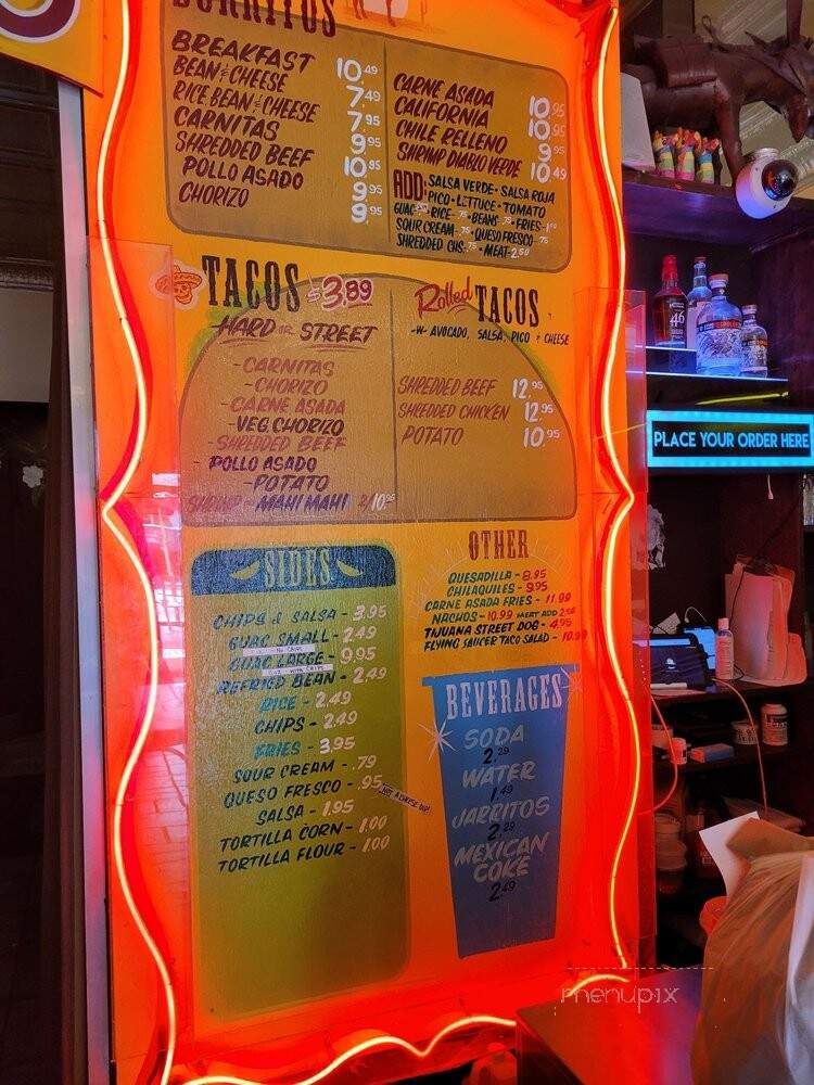 El Burro - Swissvale, PA menu_pic