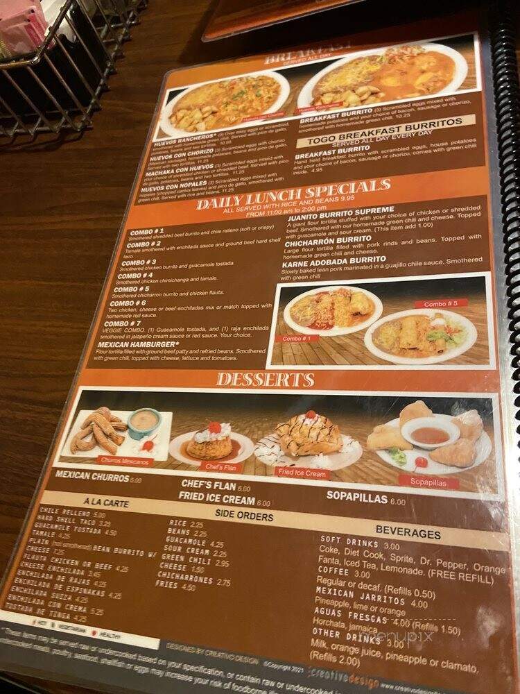El Karajo - Centennial, CO menu_pic