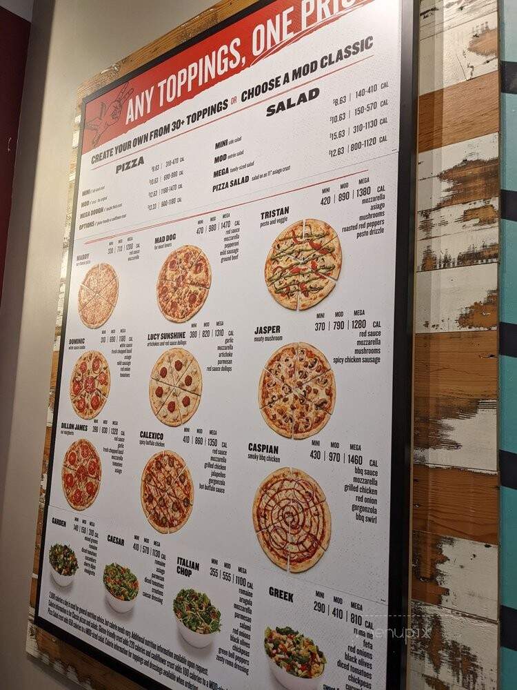 MOD Pizza - Long Beach, CA menu_pic