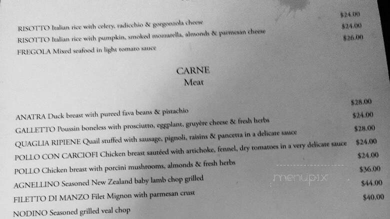 Da Raffaele - New York, NY menu_pic