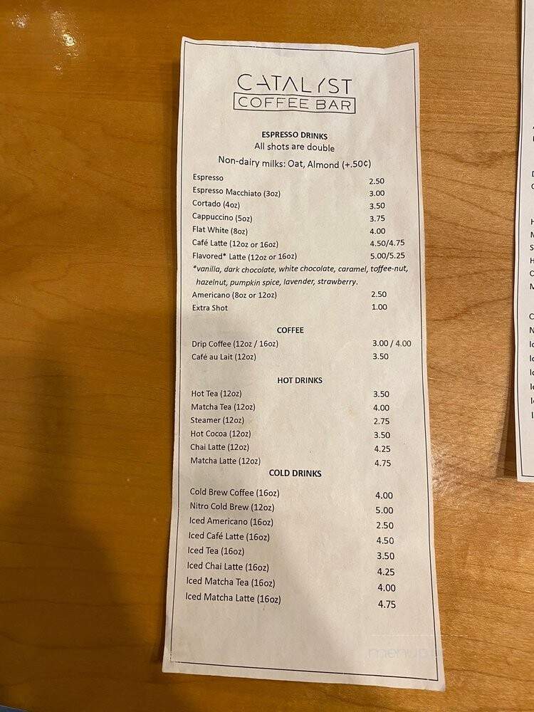 Catalyst Coffee Bar - Saint Louis, MO