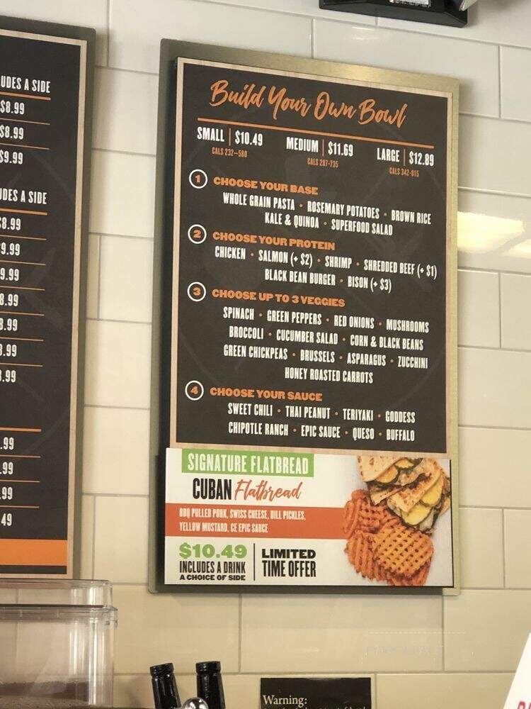 Clean Eatz Raleigh - Raleigh, NC menu_pic