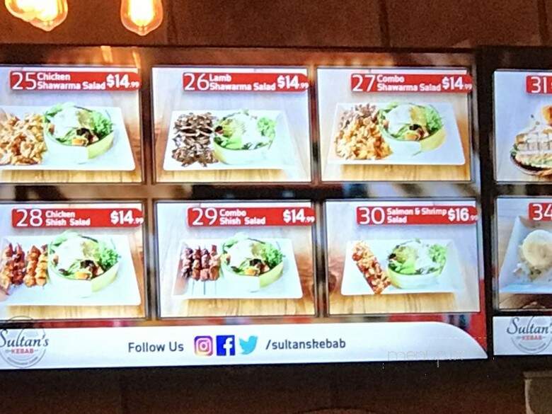 Sultan's Kebab - Danville, CA menu_pic