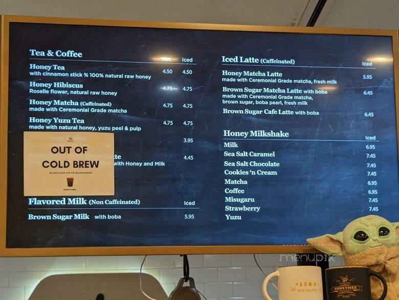 Honeymee - Los Angeles, CA menu_pic