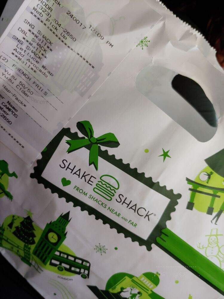 Shake Shack - Glendale, CA menu_pic