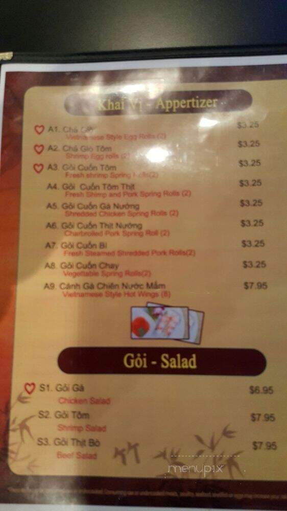 I Love Pho - Dallas, TX menu_pic