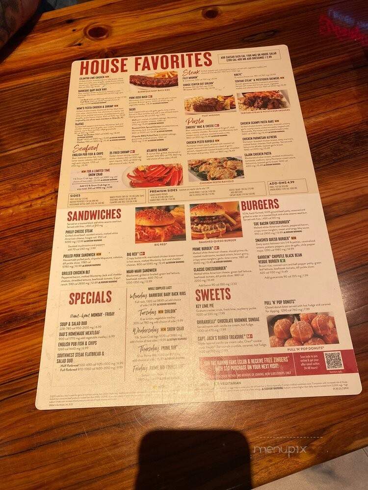 Miller's Ale House - Philadelphia, PA menu_pic