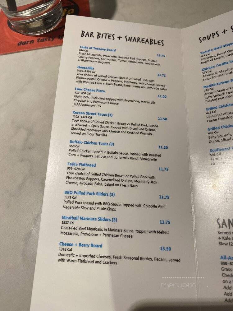 H Bar - Seattle, WA menu_pic