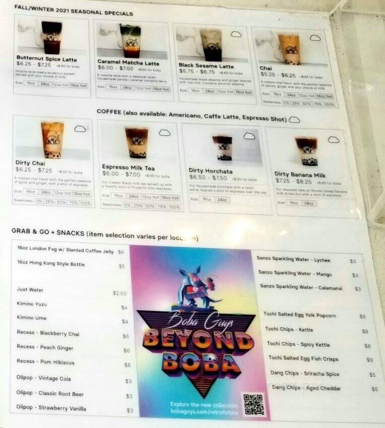 Boba Guys - San Francisco, CA menu_pic