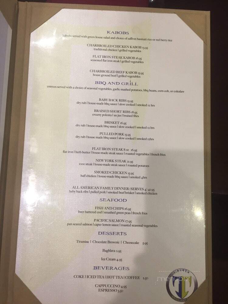 Tiburon Grill & Bar - Santa Clarita, CA menu_pic