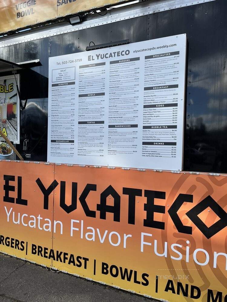 El Yucateco - Portland, OR menu_pic