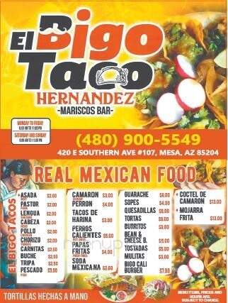 El Bigo Taco - Mesa, AZ