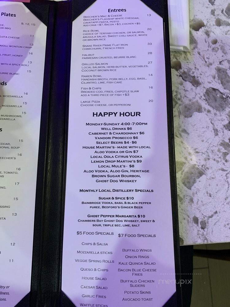 Garden Grille And Bar - Seattle, WA menu_pic