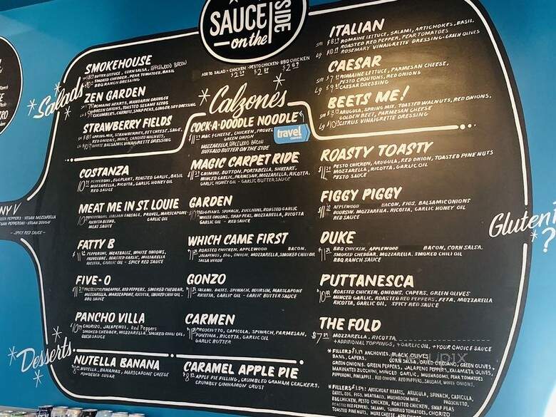 Sauce On The Side - St. Louis, MO menu_pic