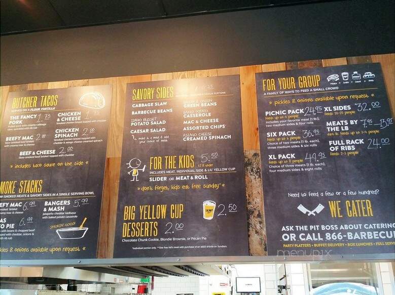 Dickey's Barbecue Pit - Westley, CA menu_pic
