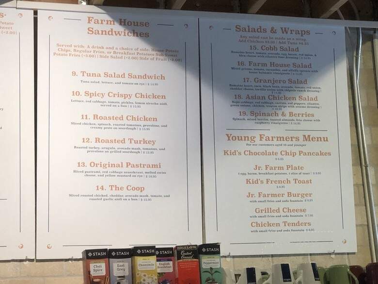 Farm Table - Los Angeles, CA menu_pic