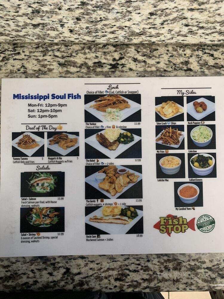 My Fish Stop - Sherman Oaks, CA menu_pic