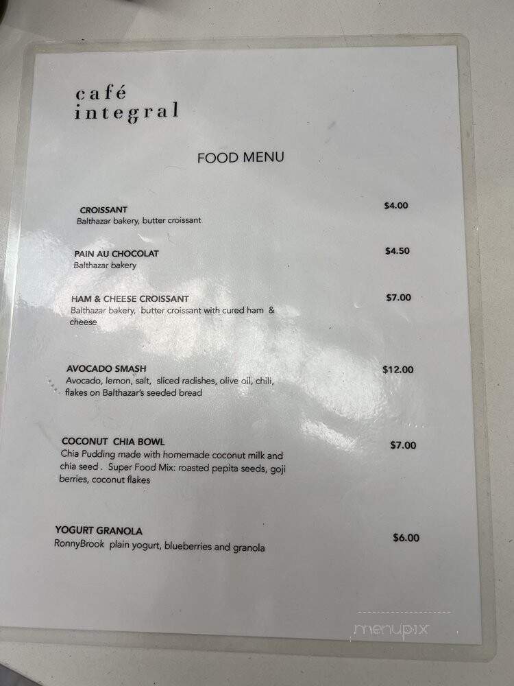 Cafe Integral - New York, NY