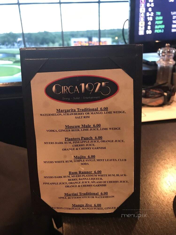 Circa 1925 - St Petersburg, FL menu_pic