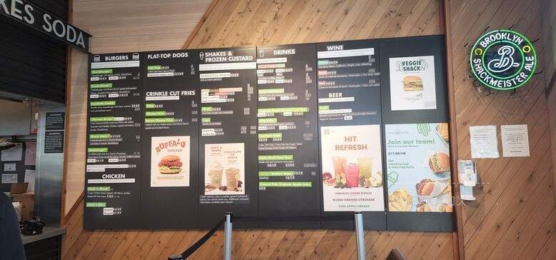 Shake Shack - Hollywood, CA menu_pic