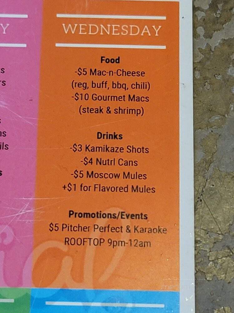 The Social at Midtown - Gainesville, FL menu_pic