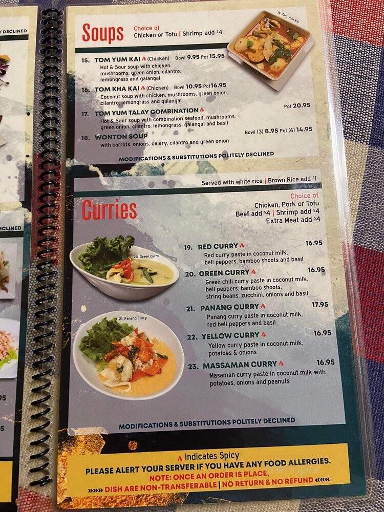 La Mai Thai Cuisine - Fountain Hills, AZ menu_pic