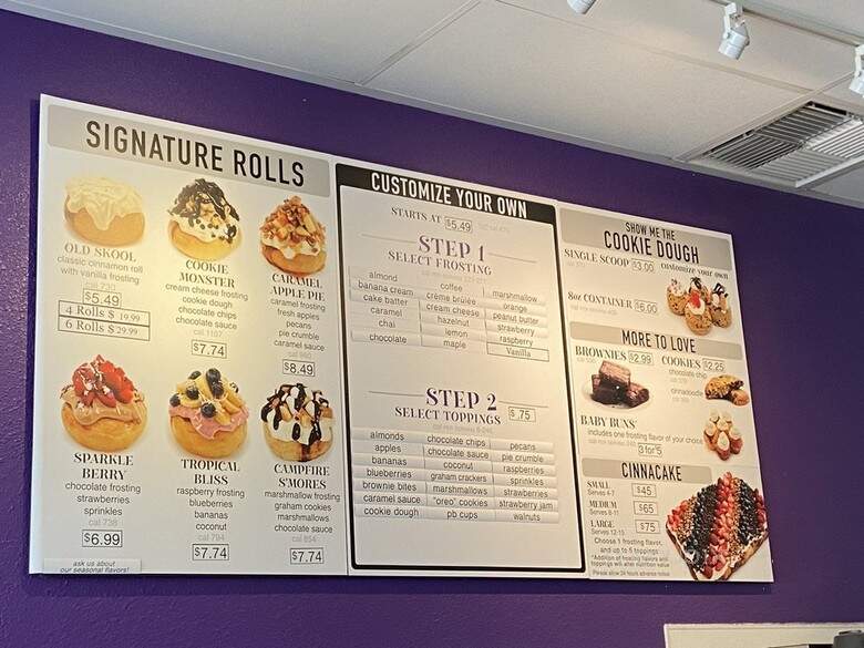Cinnaholic - Brea, CA menu_pic