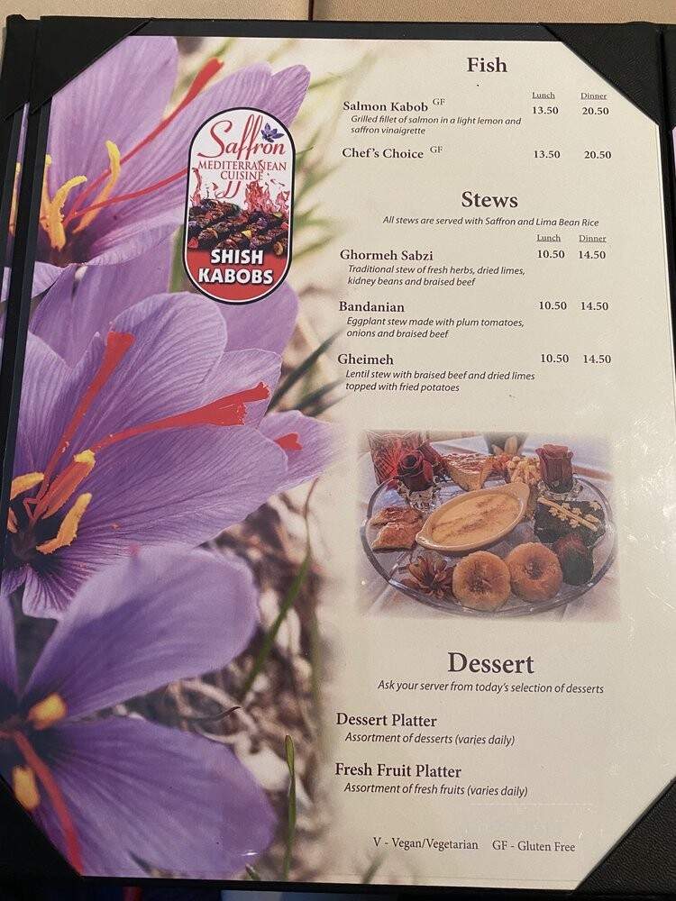 Saffron Mediterranean Cuisine - Newport News, VA
