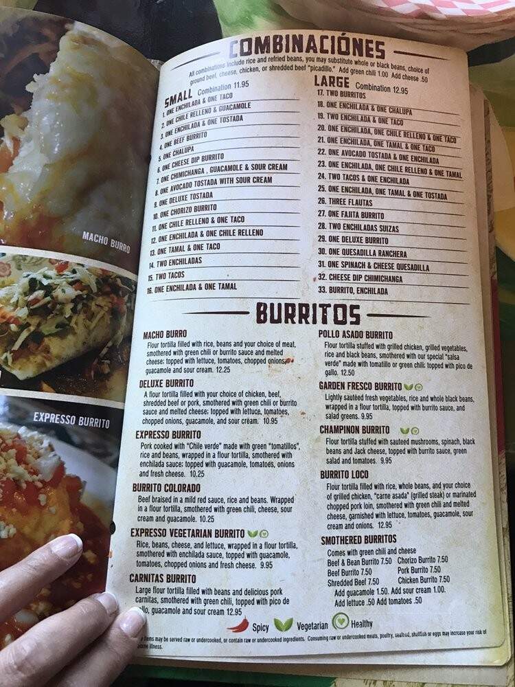 Southlands 3 Margaritas - Aurora, CO menu_pic