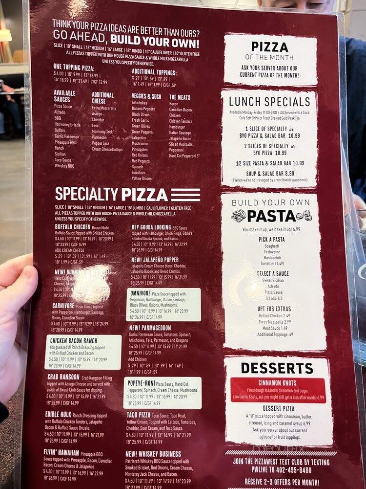 Pizza West - Omaha, NE
