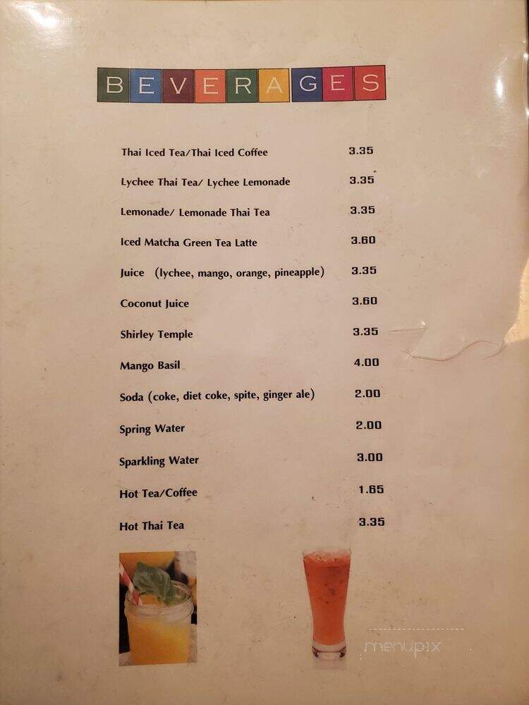 Chada Thai Bistro - Hicksville, NY menu_pic