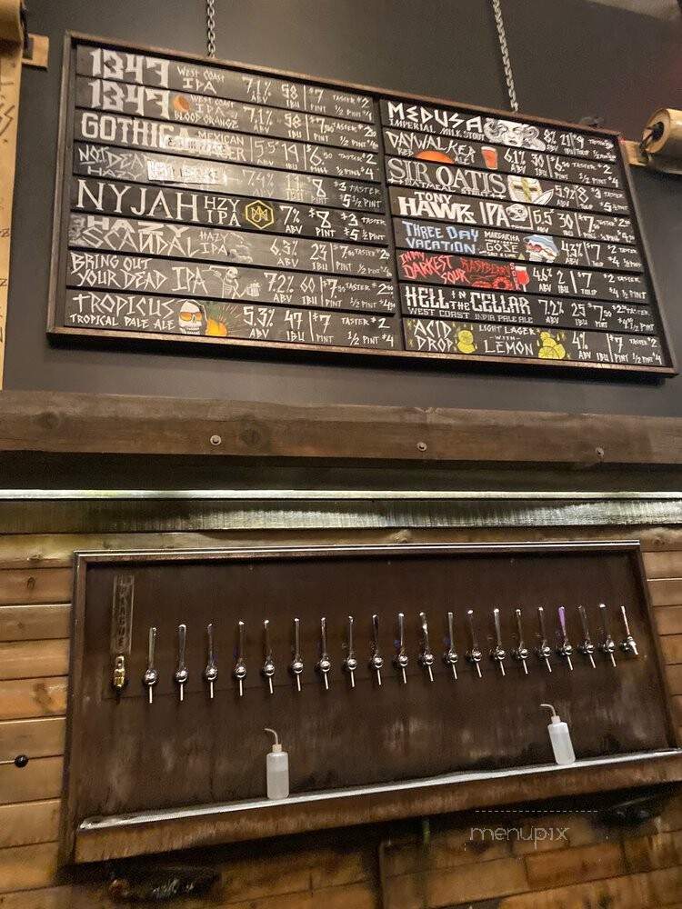 Black Plague Brewing - Oceanside, CA menu_pic