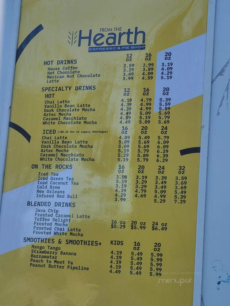 From The Hearth Bakery & Cafe - Redding, CA menu_pic