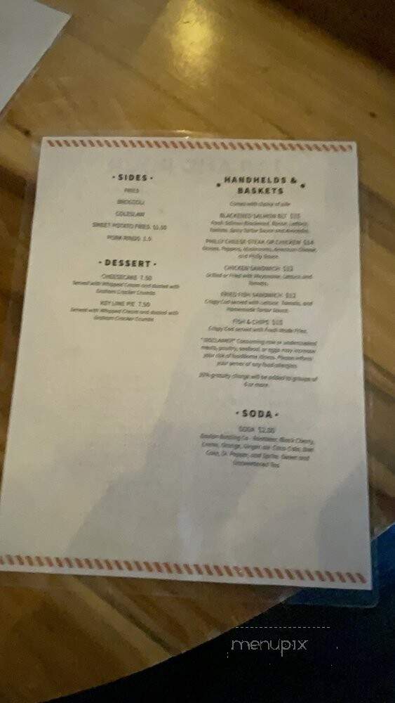 Tap and Pour - Warner Robins, GA menu_pic