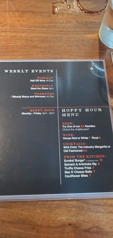 Eureka! - Mountain View, CA menu_pic