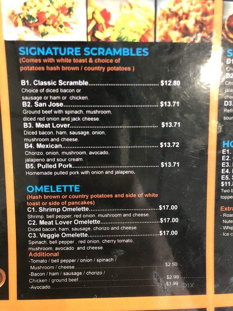 Corner Deli and Grill - San Jose, CA menu_pic