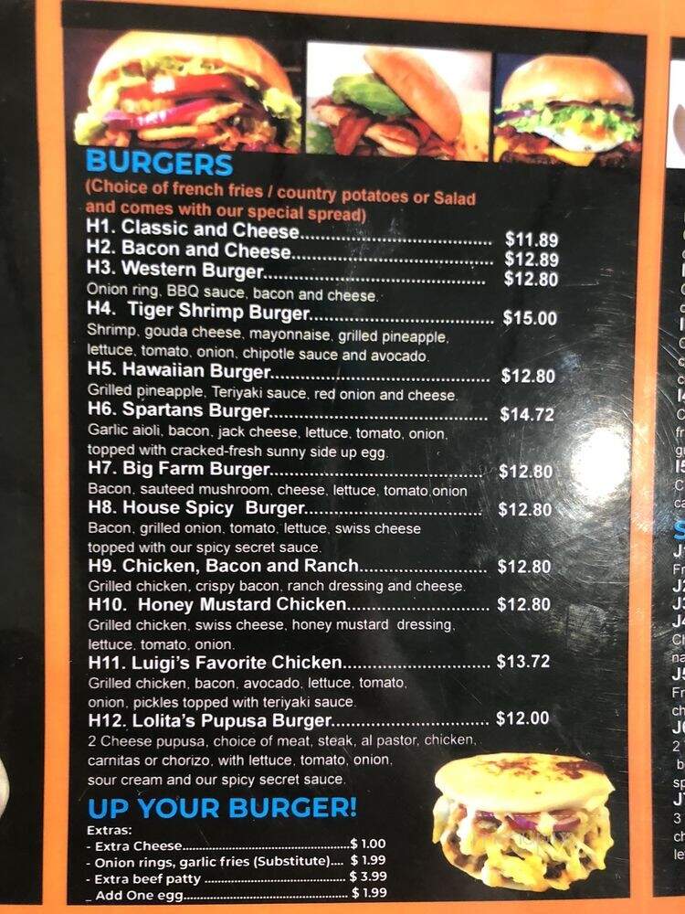 Corner Deli and Grill - San Jose, CA menu_pic