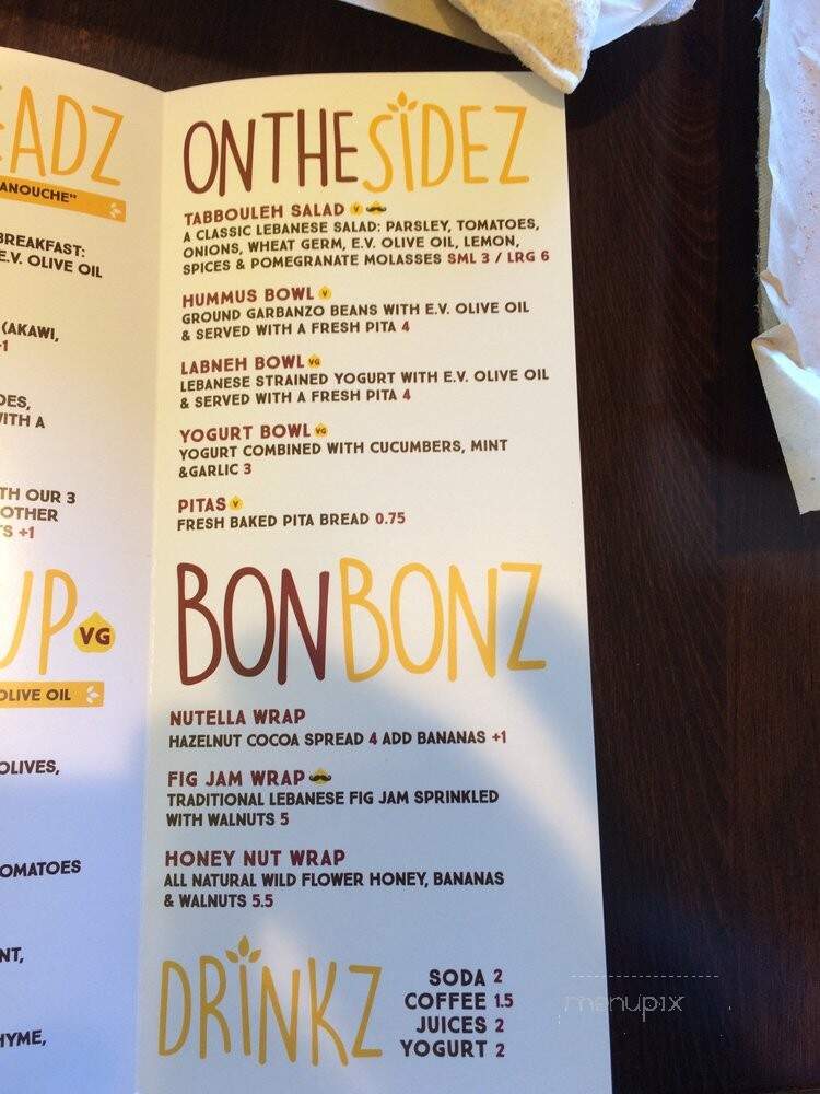 Barbonzai - Lake Forest, CA menu_pic