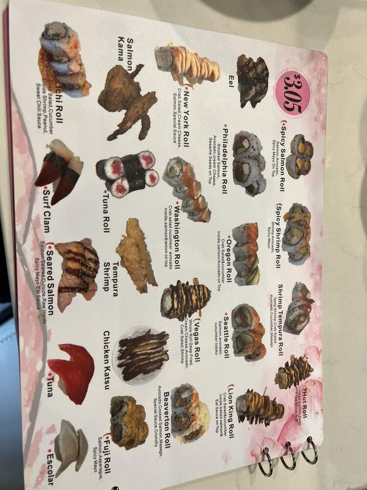 Sushi Mioga - Portland, OR menu_pic