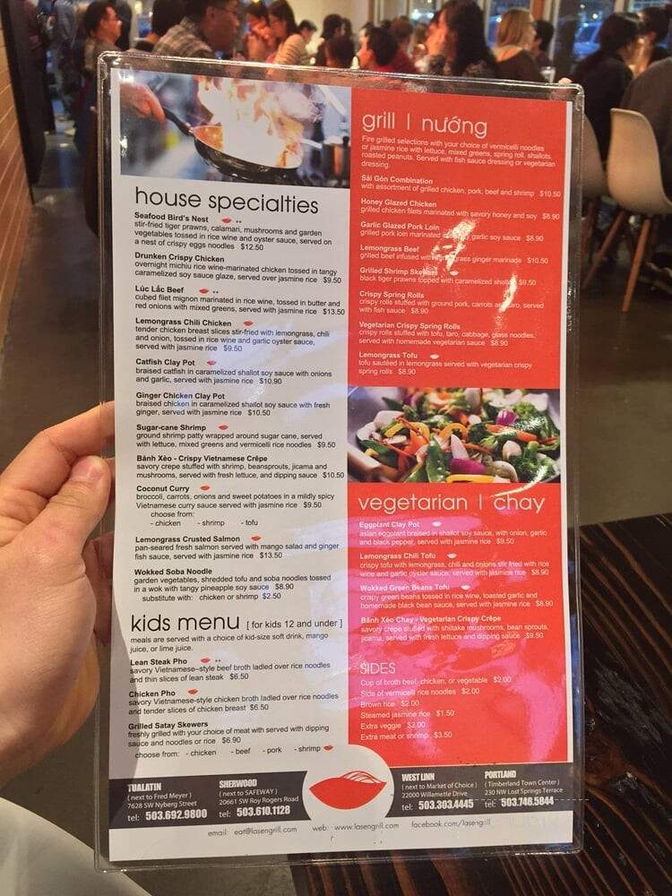 La Sen - Portland, OR menu_pic