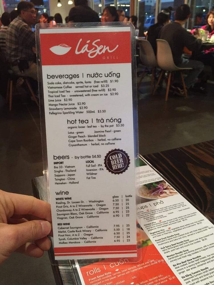 La Sen - Portland, OR menu_pic