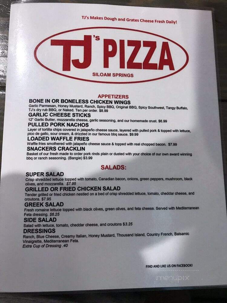TJ's Pizza and Chicken - Siloam Springs, AR