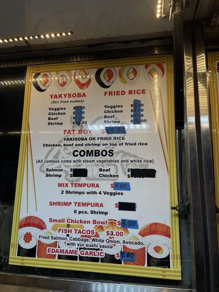 Sur Sushi - Los Angeles, CA menu_pic
