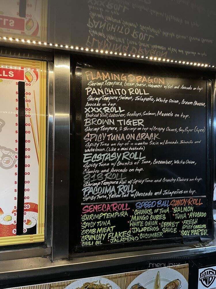 Sur Sushi - Los Angeles, CA menu_pic