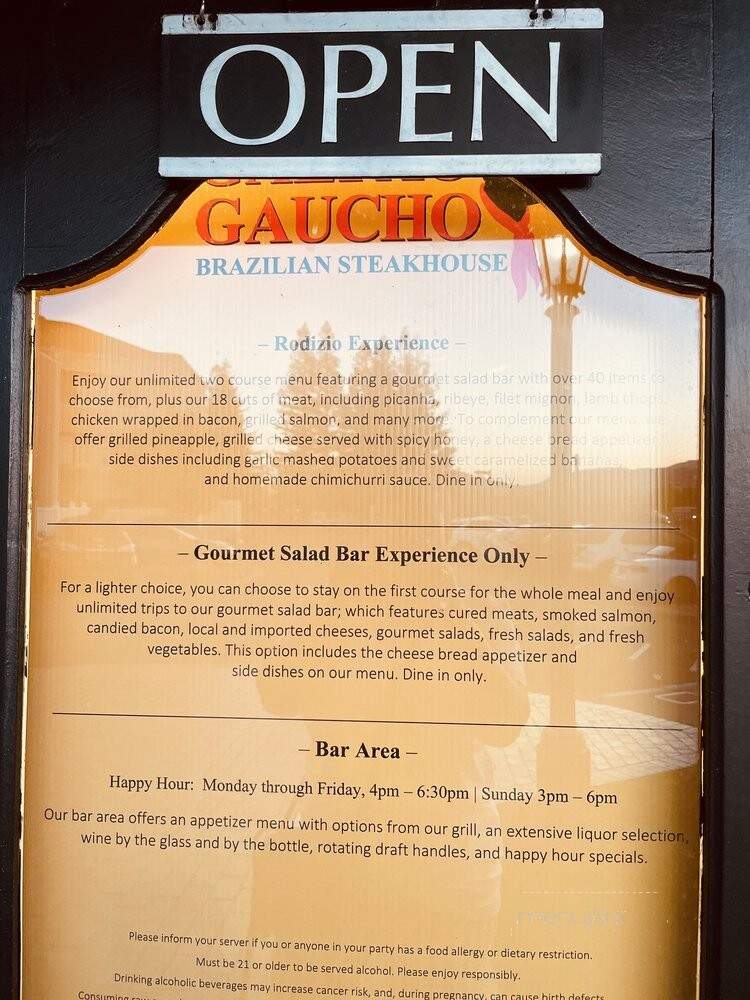 Galpao Gaucho Brazilian Steakhouse - Napa, CA